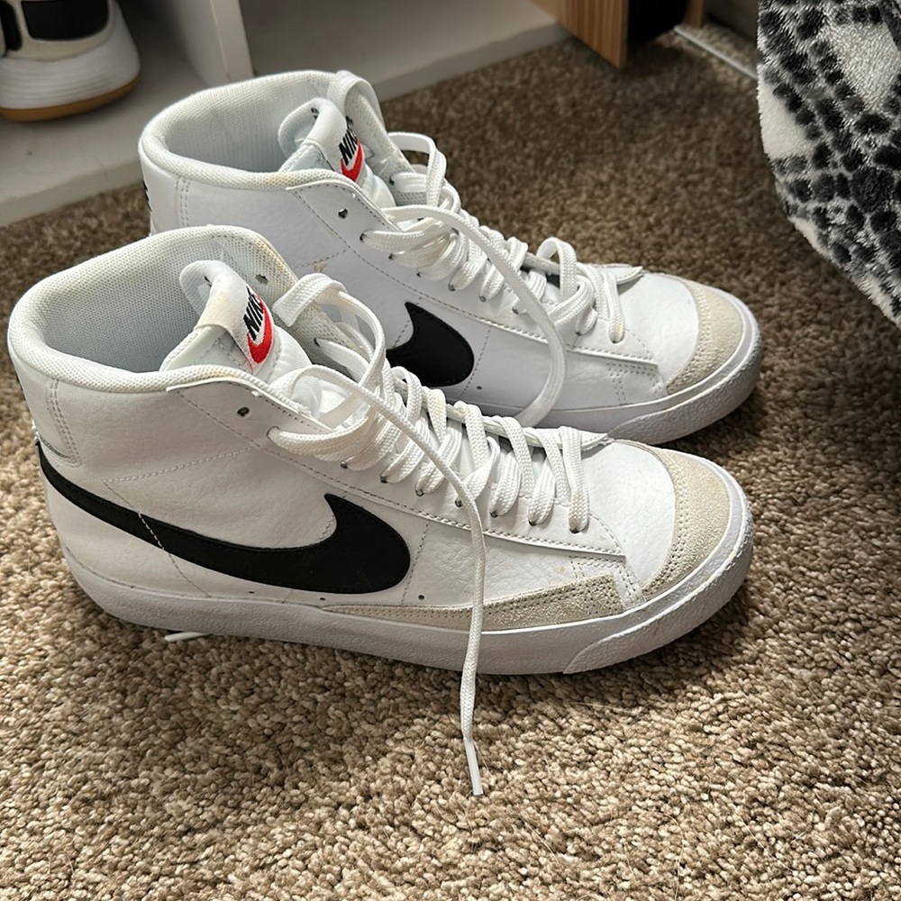 Nike Blazers worn twice